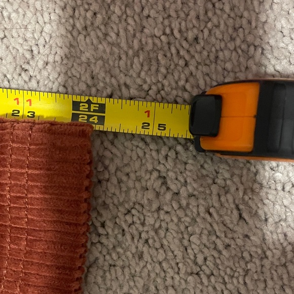 Pact Organic Women's Corduroy Cropped Wide Leg Pants - Warm Rust - Picture 8 of 11